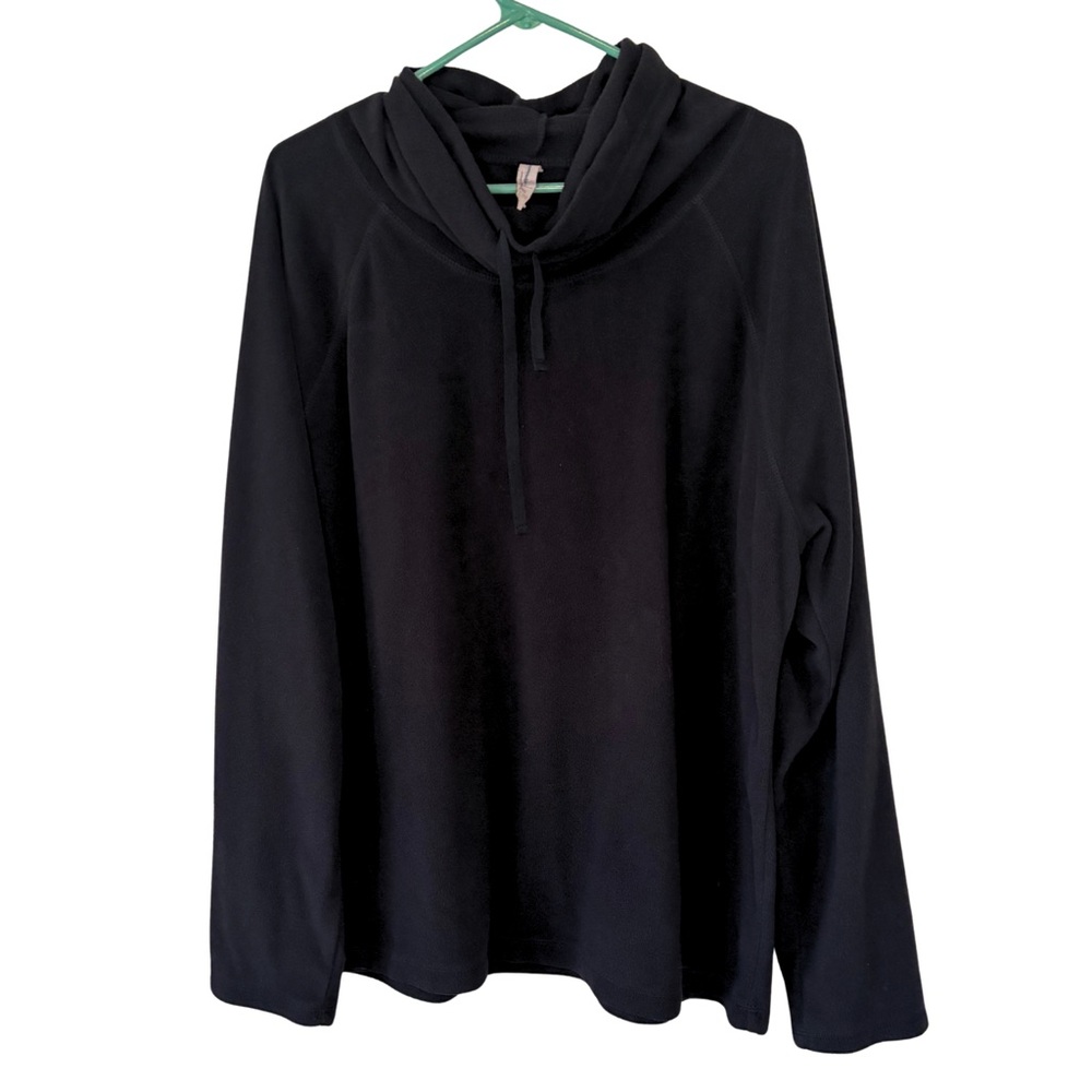 3/$20 Ideology Black Cowl Neck Fleece Pullover